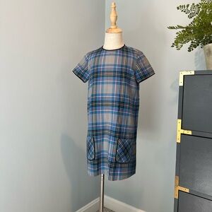 Brooks Brothers Kids Plaid Dress - Blue and Gray